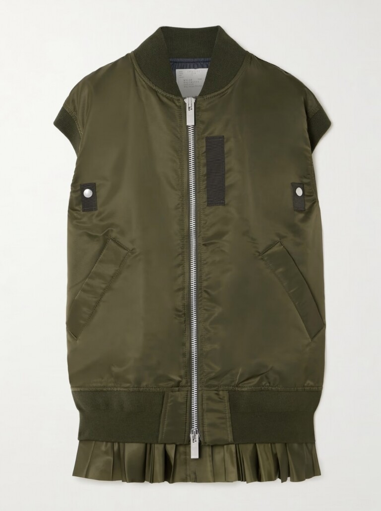 sacai vest jacket